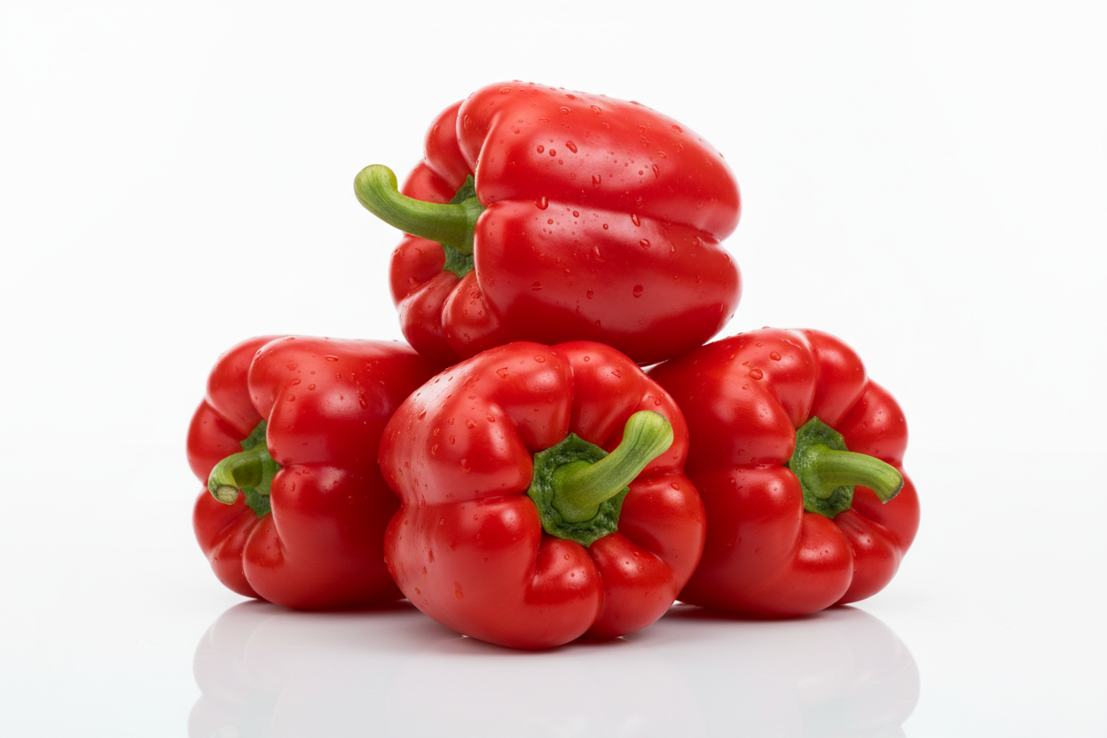 Fresh Red Bell Peppers