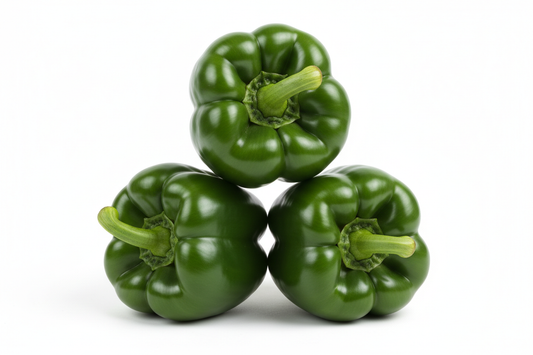 Fresh Green Bell Peppers