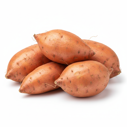Fresh sweet potatoes